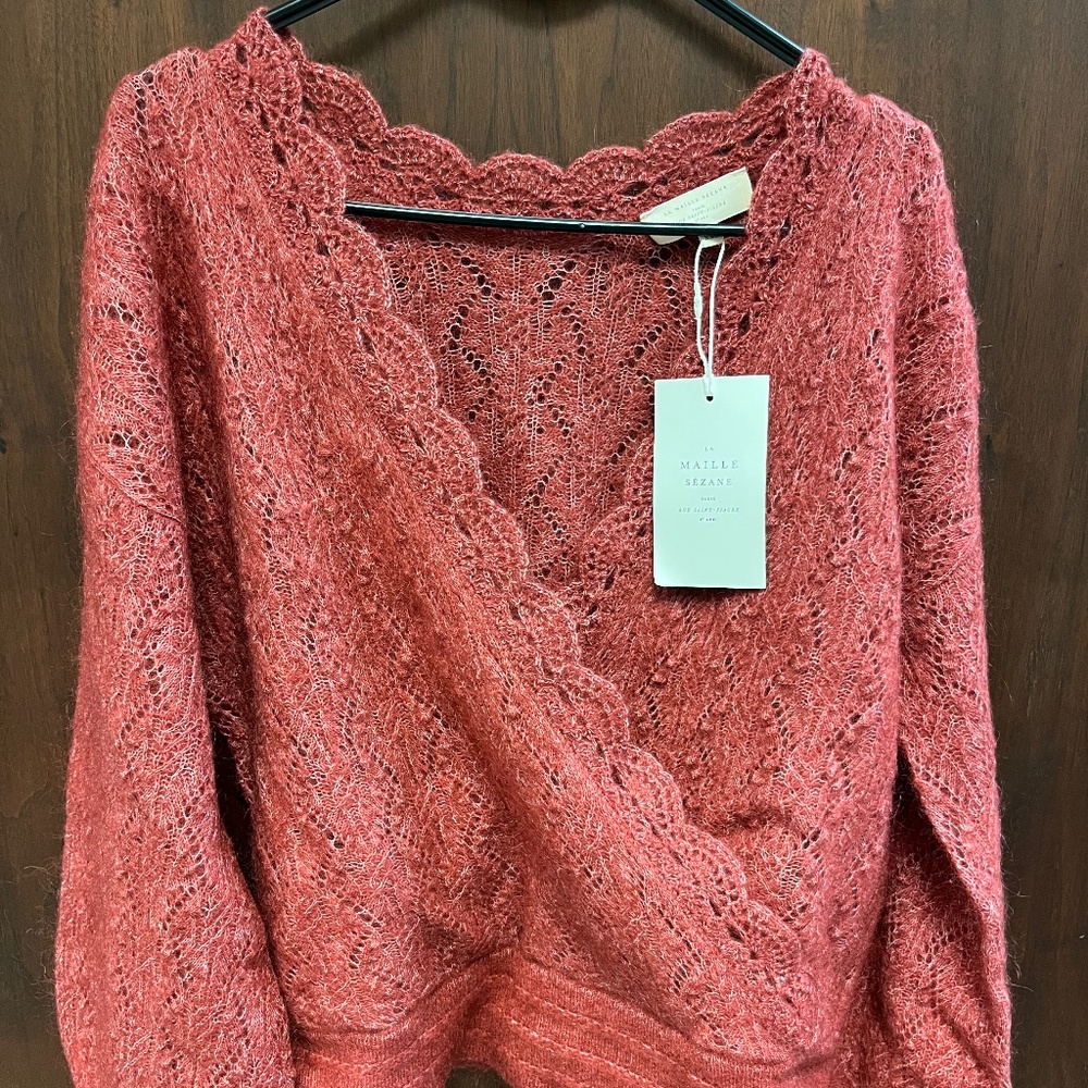 Sezane - Nathalia Jumper in Rosewood